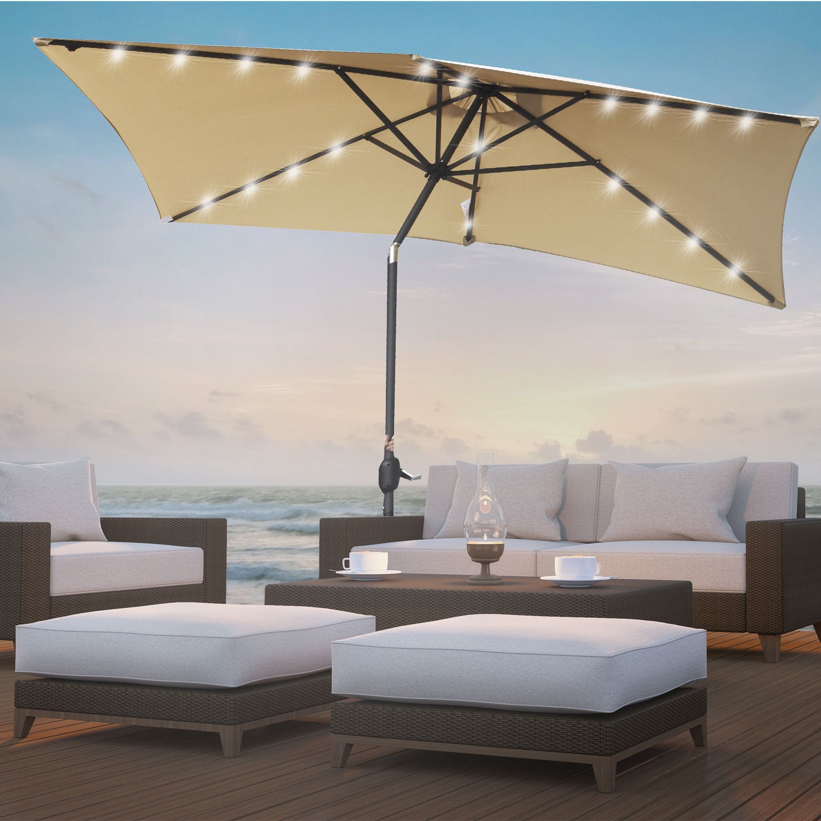 UMBRELLA WITH LED LIGHTS