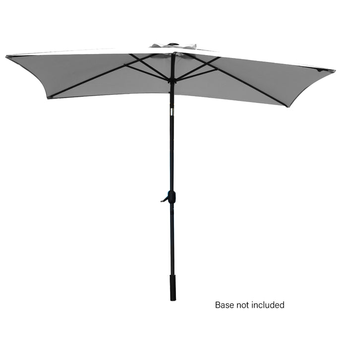 Arcadia Furniture Umbrella 3 Metre Umbrella with Solar LED Lights Garden Yard